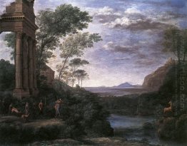 Landscape With Ascanius Shooting The Stag Of Sylvia 1682