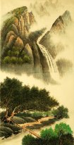 Cascade - peinture chinoise