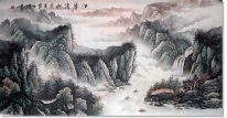 Montañas y agua - la pintura china