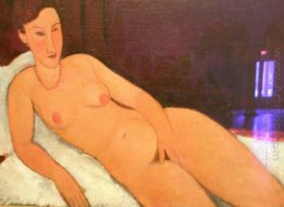 nude with coral necklace 1917