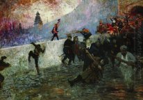 In The Besieged Moscow In 1812 1912