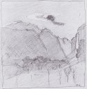 Dal van Lauterbrunnen en Stof Stream In Het maanlicht 1894