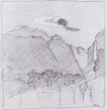 Lauterbrunnen-Tal und Staub-Stream im Mondschein 1894