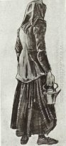 Woman With Kettle Seen From The Back 1882