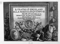 Das Theater von Herculaneum Die Majestät der König Gustav III Sw