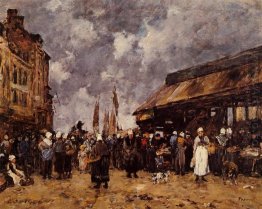 Trouville The Fish Market 1884