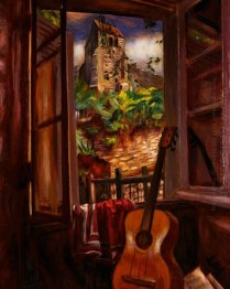 Interior With A Guitar