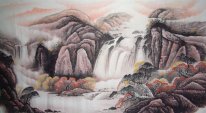 Waterfall - Chinese Painting