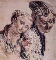 sketch with two figures 1715