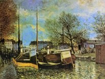 баржи на Сен-Мартен канала