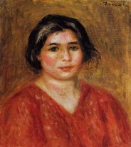 Gabrielle Dalam Red Blouse 1913