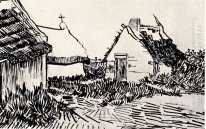 Three Cottages In Saintes Maries 1888