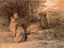 Shepherdesses Seated In The Shade