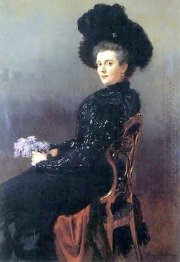 Portrait Of A Lady In Chair