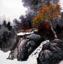 Дом - китайской живописи