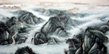 Montagne et de l\'eau - peinture chinoise