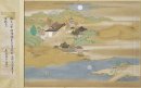 Paesaggio intorno Ishiyama-dera e Lake Biwa