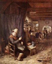 Drinking Peasant in an Inn