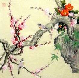 Birds-Flower - Chinese Painting