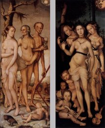 Three Ages Of Man And Three Graces 1539