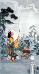 Beautiful lady - Chinese Painting