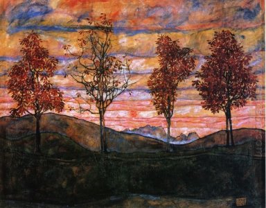 четыре дерева 1917