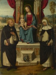 The Virgin and Child dengan Suci