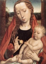 Virgin With The Child Reaching For His Toe 1490