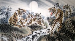 Tiger - Peinture chinoise