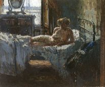 Mornington Crescent nude, contre-jour