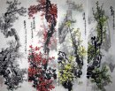 Plum Blossom - FourInone - Peinture chinoise