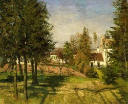 the pine trees of louveciennes 1870