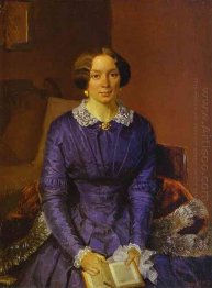 Portrait of Elizaveta Petrovna Zhdanova