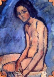 seated nude 1909