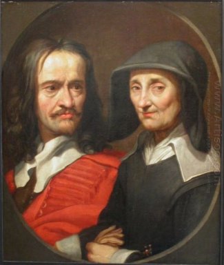 Retrato de Jacques Stella y su madre, Claudine de Masso