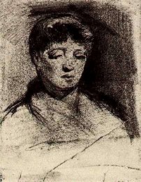 Head Of A Woman 1886 1