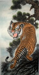 Tiger - Peinture chinoise