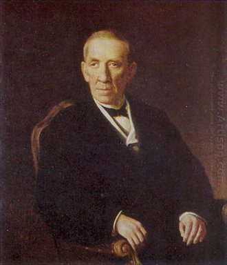 Portret van Peter Iwanowitsch Nikolayev Voorzitter Vladimir D