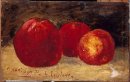 Três maçãs vermelhas 1871