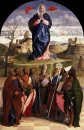 Jungfrau im Ruhm mit Saints 1515