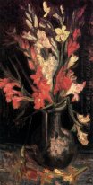 Vas Dengan Red Gladioli 1886 1