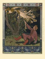 Illustration pour le conte de prince Ivan L'Oiseau de feu et du