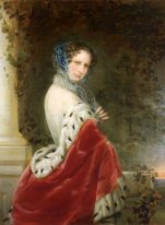 Porträtt av Empress Alexandra Fyodorovna (Charlotte av Preussen)