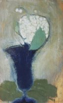 Lilies of the Valley in a Blue Vase II