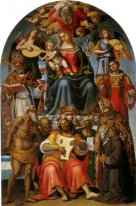 Vierge et l'Enfant avec des saints