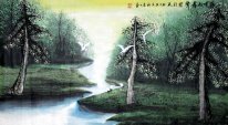 Water and Forest - Shumu - Chinese Painting