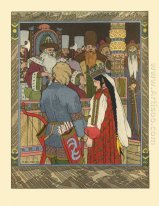 Illustration For The Tale Of Prince Ivan The Firebird And The Gr