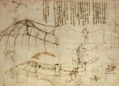 Conception pour une machine volante 1488