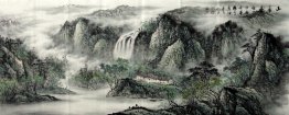 Waterfall - Chinese Painting