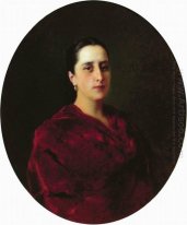 Portrait Of An Unknown In Red Dress